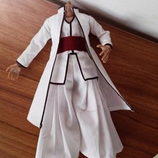 1/12 Custom Samurai Uniform Clothes Set for 6'' SHF Bleach Aizen Sousuke Figure picture