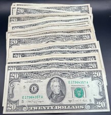 1981-1988 One $20 Dollar Bill Old Style Note - VF/XF/AU Banks Varied picture
