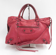 Authentic Balenciaga The City 115748 Leather 2Way Hand Shoulder Bag I#55296 picture