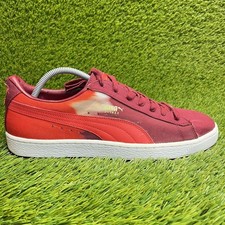 Puma Basket Classic Hand Dyed Red Mens Size 11.5 Athletic Walking Shoes Sneakers picture