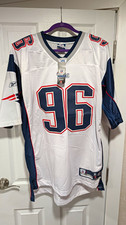 New England Patriots Adalius Thomas Reebok Jersey #96 White NFL Men's XL NWT picture