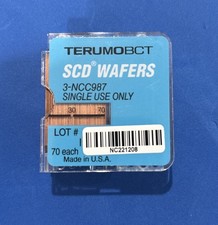 Terumo SCD IIB Wafers (3-NCC987) pack of 70 Wafers Per Cartridge : Brand New picture