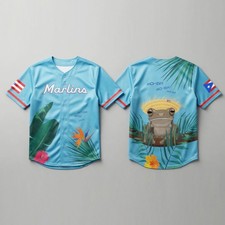 HOT 2026 Marlins Puerto Rican Heritage Jersey Giveaway 3D Printed Gift For Fan picture