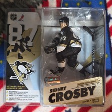 Sidney Crosby McFarlane NHL Action Figure Debut Pittsburgh Penguins Dark Jersey picture