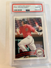 Graded 2011 Topps Pro Debut Paul Goldschmidt #145 Rookie RC Card PSA 10 picture