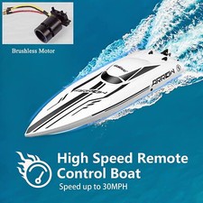 50KM/H RC Racing Boat Brushless High Speed Boat  Remote Control Boat Adults Kids picture