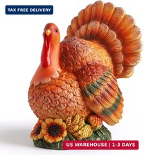 Thanksgiving Turkey Decoration,Fall Harvest Tabletop Centerpiece picture