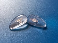 Replacement Screw-in Nose Pads for PRADA Eyeglasses/Sunglasses W/ Screws Silver picture