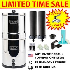 Royal Berkey 3.25 Gal Gravity Filter w/ 2 WQA Certified Boroux Filters picture