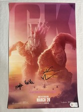 KAYLEE HOTTLE & ADAM WINGARD Signed GODZILLA X KONG 11x17 PHOTO + SWAU COA picture