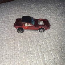 Vintage Hot Wheels Redline Python 1967 Red Black Roof Hong Kong picture
