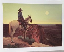 Mark Maggiori’s - “FULL MOON RISING” - Signed Print - 16” X 11” picture