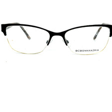 BCBGMAXAZRIA Kana Black Eyeglasses Frame 53-17-135mm B34mm H17588 picture