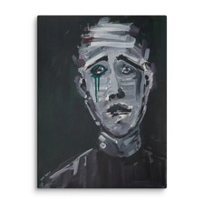 QUIET DEVASTATION. | Canvas PRINT of an Original Acrylic Painting by Matt Scalf picture