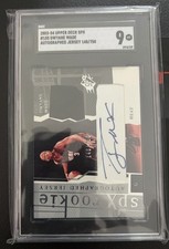 Upper Deck 2003-04 SPx Rookie Dwyane Wade #155 RC Auto Jersey /750 picture