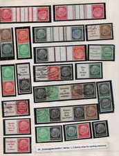 GERMANY 1932-1937 SPECIALIZED COLLECTION OF 245 STAMPS MINT & USED picture
