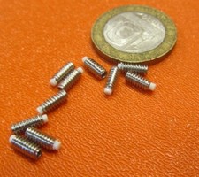 Kmac 18-8 Stainless Steel Set Screws, Nylon Tip, 4-40 x 1/4