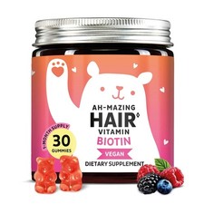 Bears With Benefits AH-MAZING Hair Biotin 5mg Vegan 30ct Gummies Hair Growth picture