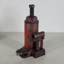 Vintage Hydraulic Bottle Jack Heavy Duty Manual Pump Red Parts / Repair picture