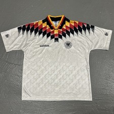 AUTHENTIC Adidas Germany 1994 World Cup Home Jersey Reissued NEW Size Large picture