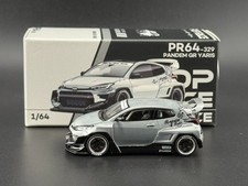 Pop Race Pandem GR Yaris Raw Metal HK ToyCar Salon 640329 1/64 picture