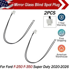 2PCS Blind Spot Mirror Glass Plug Set For Ford F250 F350 Super Duty 2020-26 picture