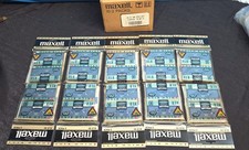 Maxell XLII 90 High Bias Audio Cassette Tapes NEW SEALED Lot 20 Black Magnetite picture