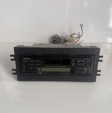 Vintage NOS Sony XR-C400 FM/AM Cassette Car Stereo Receiver face Off  Old School picture