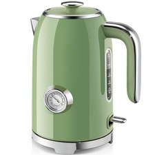 SUSTEAS Electric Kettle  57oz Hot Tea Water Boiler with Thermometer, 1500W Fa... picture