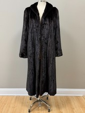 Beautiful Anne Klein Natural Ranch Mink Coat Size 10 #2601 picture