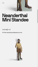 A24 BACKROOMS: Neanderthal Mini Standee 16” Inch Tall Cutout picture