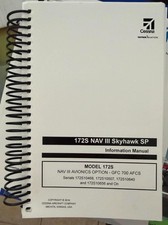 172S NAV III Cessna Skyhawk SP Information Manual Book picture