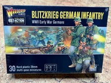 Warlord Games Bolt Action Blitzkrieg German Infantry 30 Miniatures 28mm WWII NIB picture