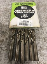 6 pcs. American Twist NOS 7/16” Cobalt S/M Drill FR USA picture