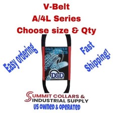 D&D DURA-PRIME PowerDrive V-Belts Choose your Size and QTY A/4L Series picture