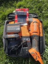 RIDGID 18V Cordless Oscillating Multi-Tool kit  battery,Charger, Bag, Blades picture