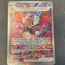 Charizard ex SV: Paldean Fates 234/091 SIR Full Art Holo Eng 330 HP Egawa picture