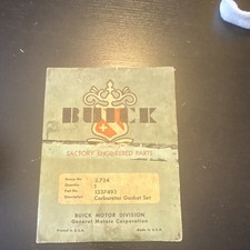 Vintage 1940’s Buick carburetor Gasket Set Part # 1337493 picture