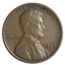 1924-D Lincoln Wheat Cent Penny Better Grade Complete Your Album = picture