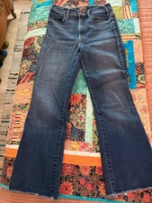 MOTHER The Hustler High Rise Ankle Jeans Lust for Life Women's Size 25 picture