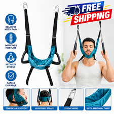 Hanging Neck Stretcher Cervical Traction Device Head Brace Support Pain Relief picture