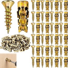 6×14mm Short Expansion Screw Set-100Pcs,for Secure Cabinet Door Hardwar Hardware picture
