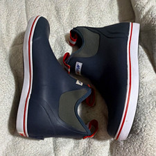XTRATUF Men's Chelsea Ankle Boots Blue Pull-On Rubber Round Toe Solid picture