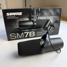 Shure SM7dB Dynamic Cardioid Vocal Microphone Mint Condition Paperwork Included picture