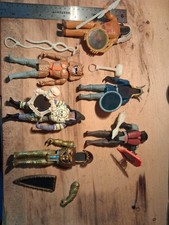 vintage 1987 Tonka super naturals action figures lot of 6 with rare original acc picture