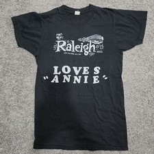 VTG 70s Annie Musical The Raleigh Hotel Loves Annie Single Stitch Made In USA M picture