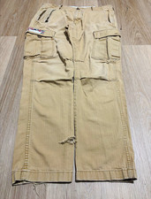 Denim & Supply Ralph Lauren Beige Distressed Cargo Pants 32x30 picture