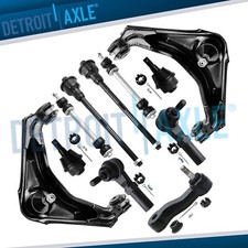 11pc Front Upper Control Arms Ball Joints Tie Rods Kit for Chevy Silverado 2500 picture
