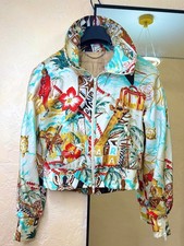 Blumarine SS2005 Silk Bomber Jacket Africa Tropical Floral  Print Size IT38 picture