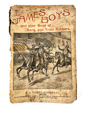 MEGA RARE 1800's The James Boys Band of Robbers E.A. Weeks Jesse Frank picture